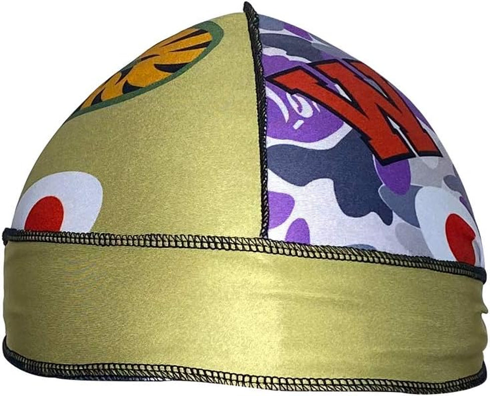 Designer Durag | Customs Two-Tone Designer Durags,Fanshion Du Rag for 360/450/720 Waves,Waver Cap
