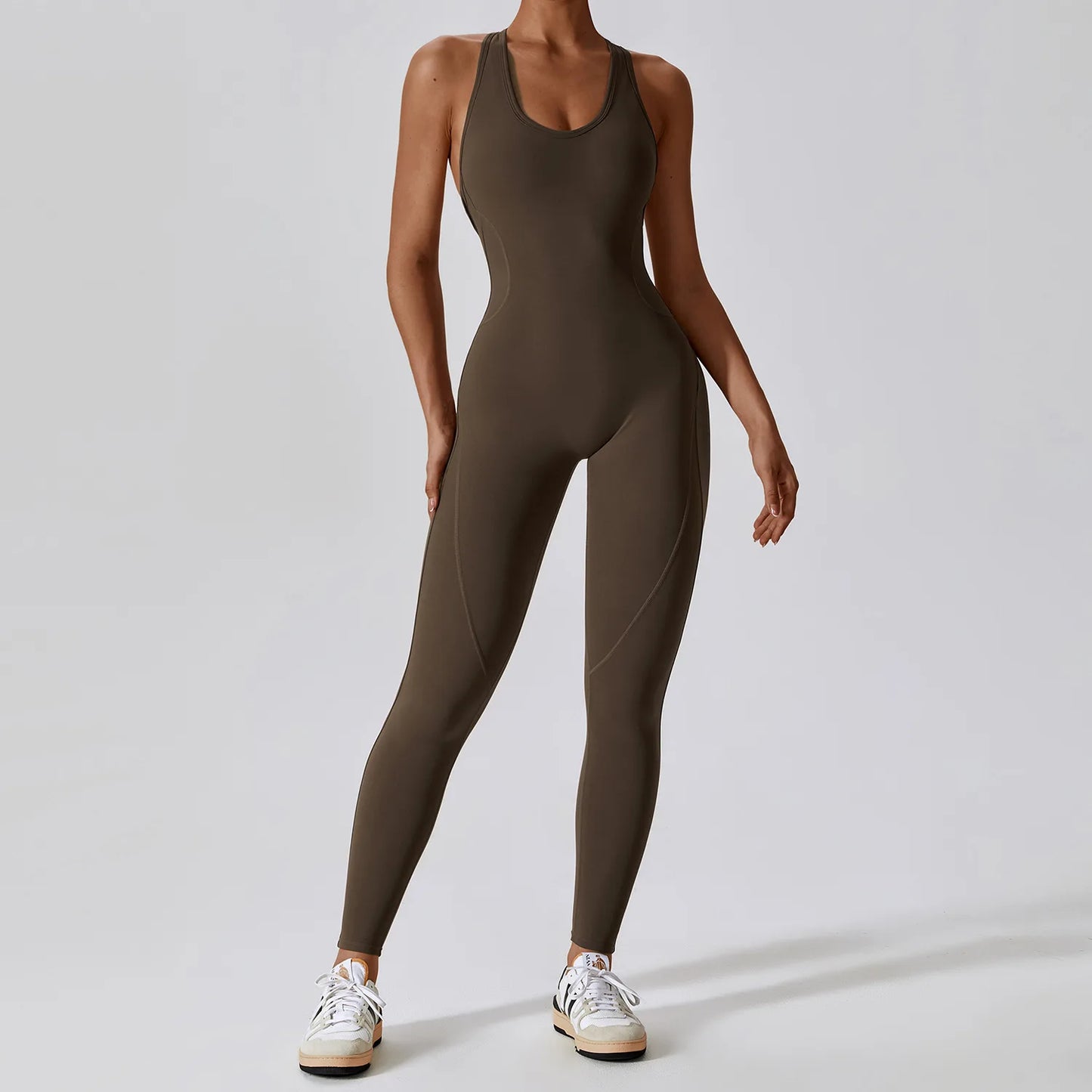 Women's Yoga Jumpsuit and Fitness Overalls Set - Activewear for Pilates and Gym Workouts