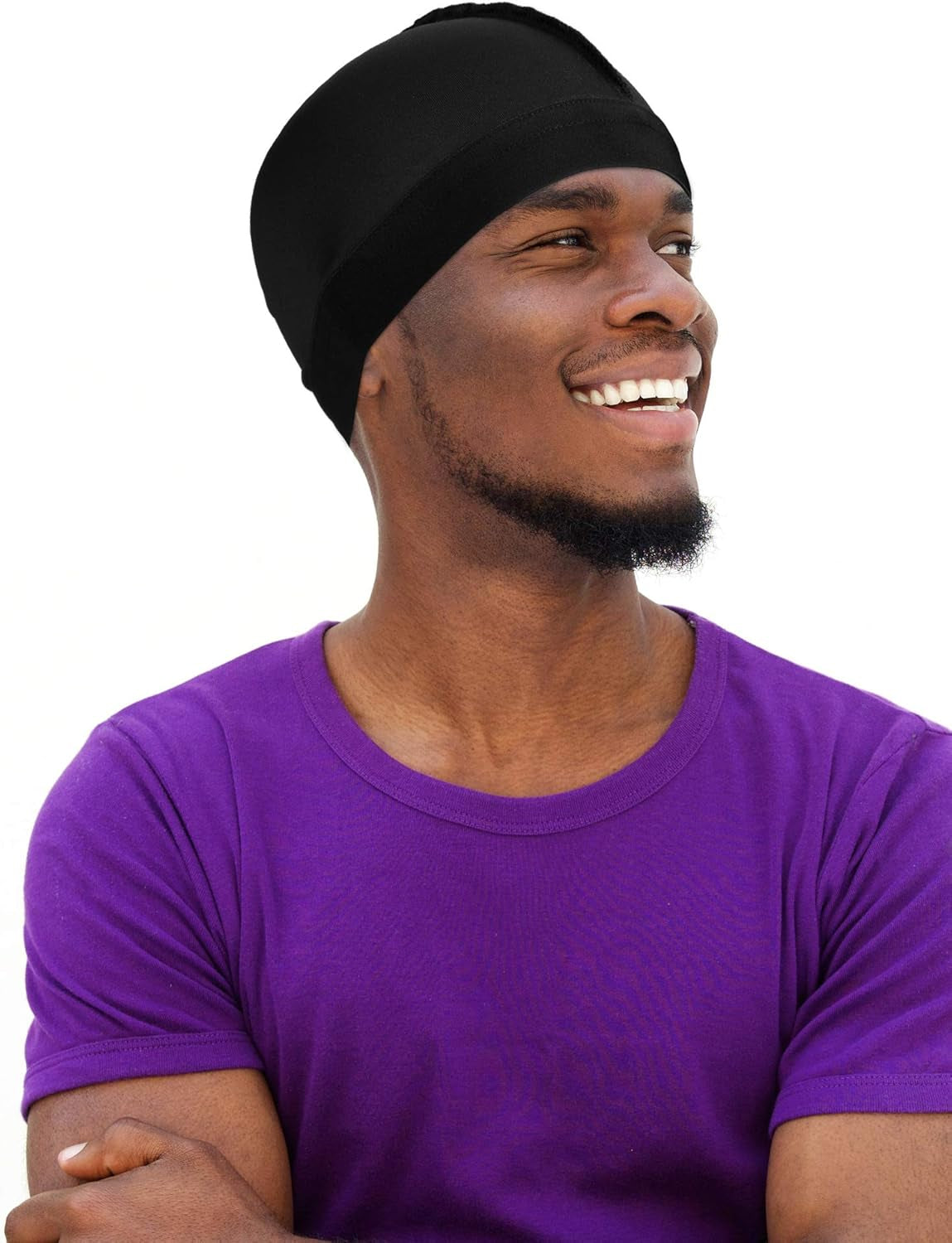 8 Pack Silky Durags for Men 4 Wave Cap 4 Long Tail Do Rags 360 Waves Elastic Headwraps for Men Women