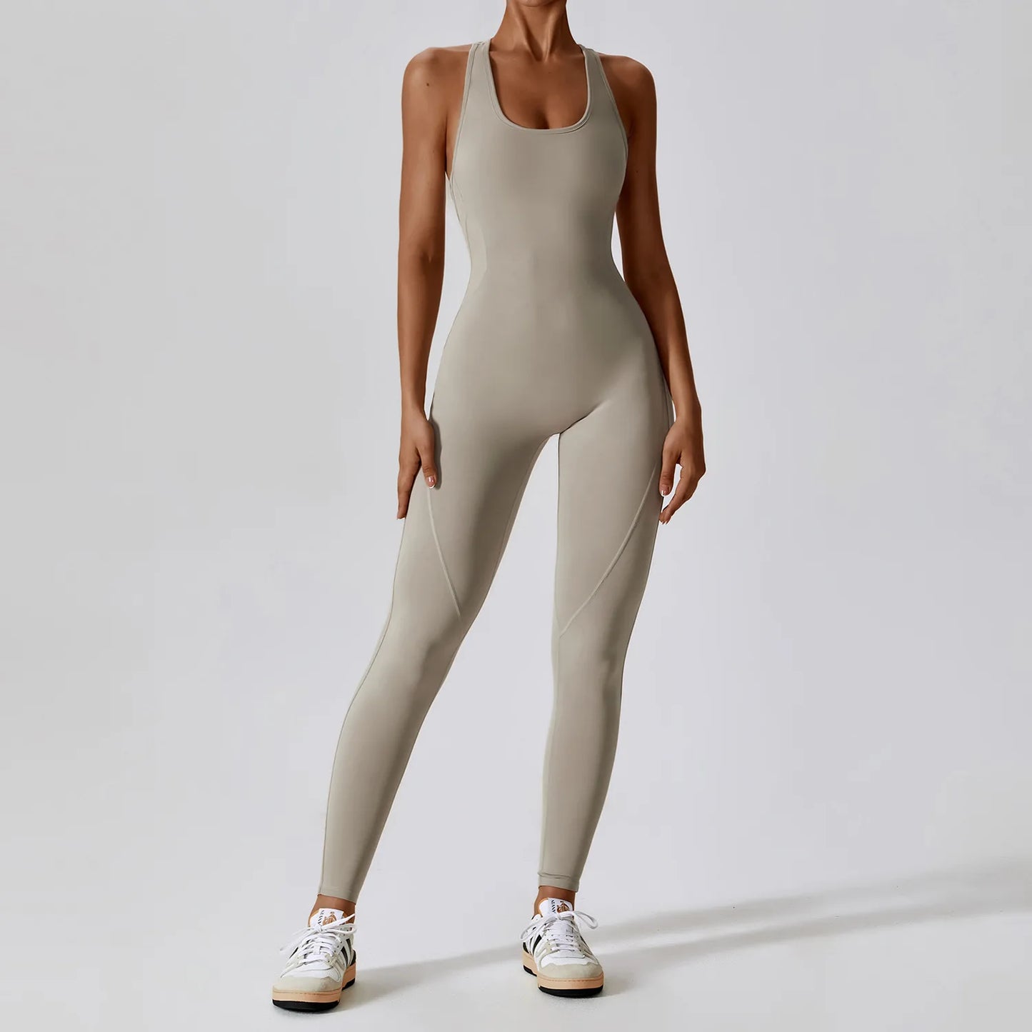 Women's Yoga Jumpsuit and Fitness Overalls Set - Activewear for Pilates and Gym Workouts