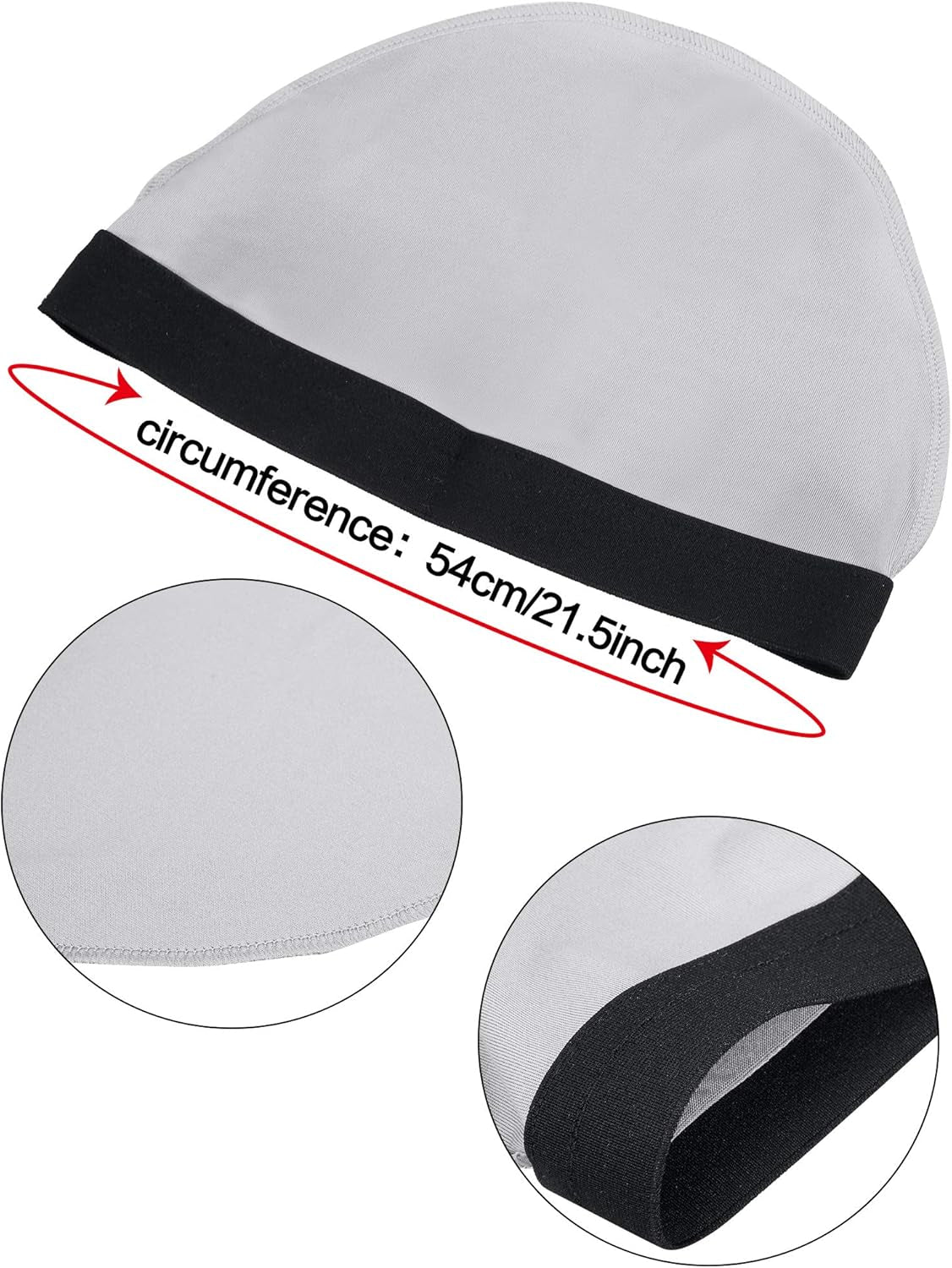 8 Pack Silky Durags for Men 4 Wave Cap 4 Long Tail Do Rags 360 Waves Elastic Headwraps for Men Women