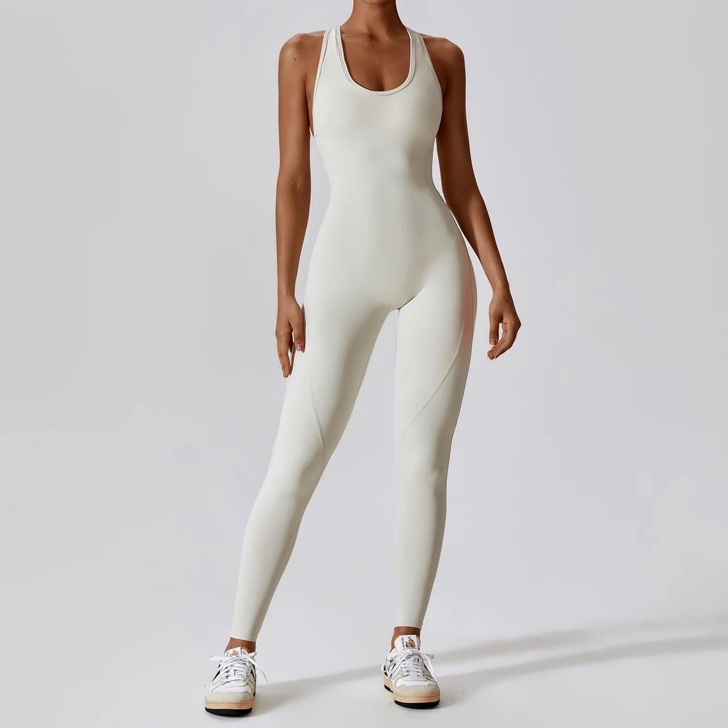 Women's Yoga Jumpsuit and Fitness Overalls Set - Activewear for Pilates and Gym Workouts