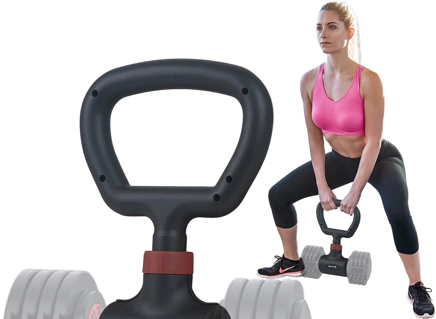 Barbell to Kettlebells Converter Adjustable 200 Lb