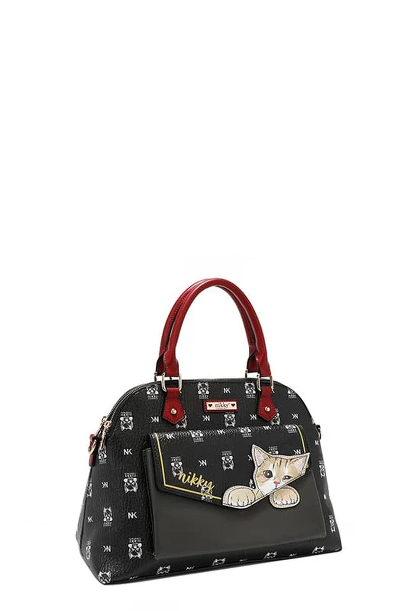 Nicole Lee USA Eco-Leather Cat Dome Bag