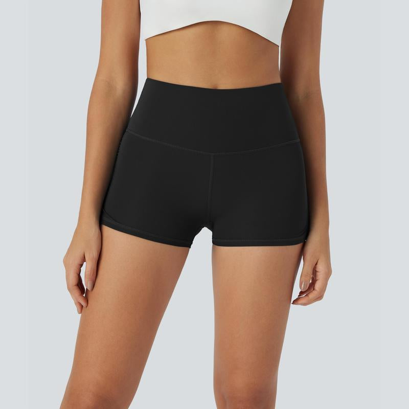 Halara Softlyzero™ Quickdry Socinched High Waisted Tummy Control Ruched Running Biker Shorts 2.5''